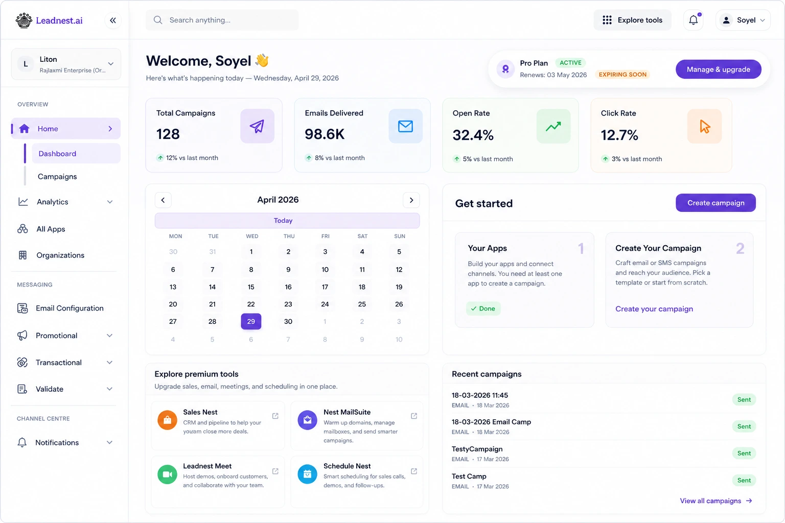 LeadNest Platform