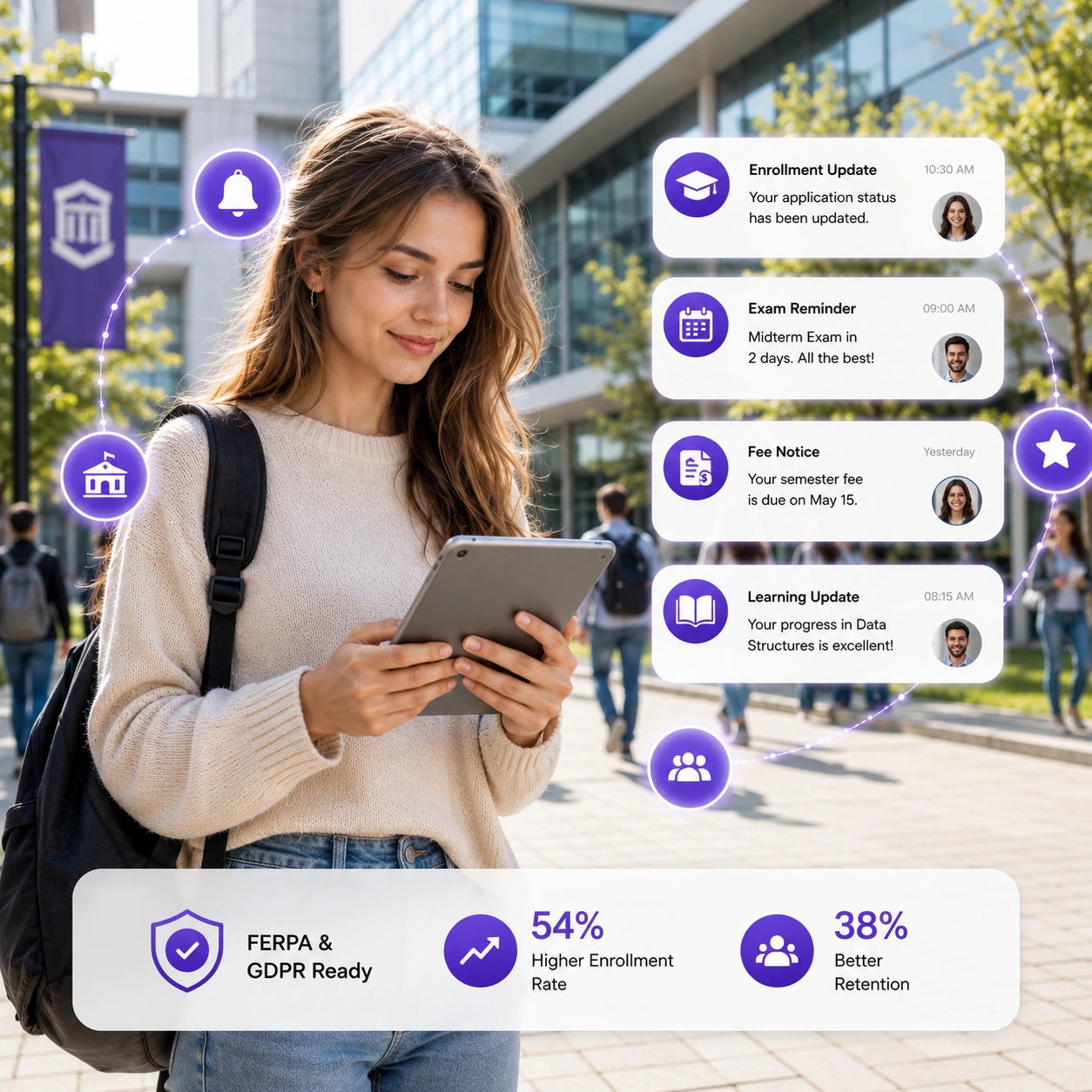 Admissions & Enrollment Notifications