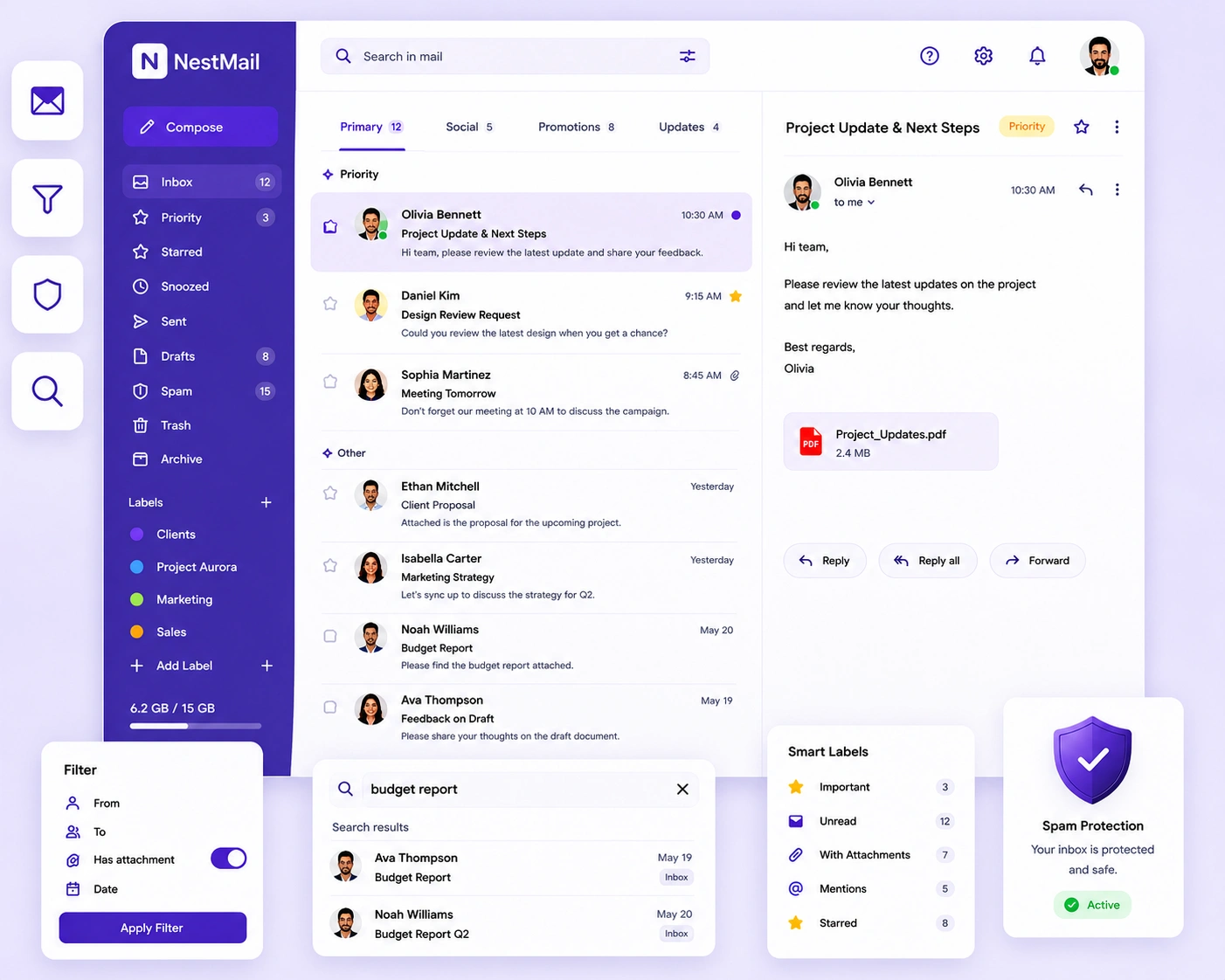 Powerful Inbox Management